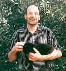 Jens mit Katze Mulla